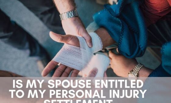 Is my spouse entitled to my personal injury settlement