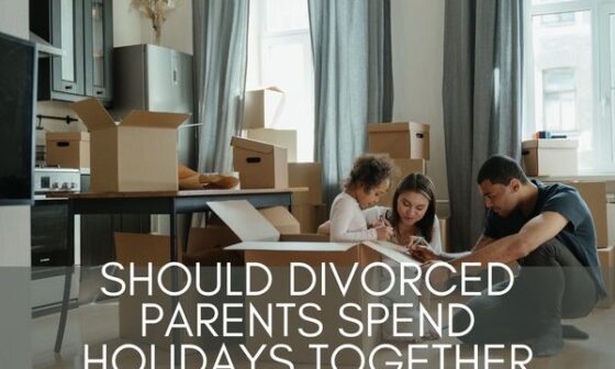 Should divorced parents spend holidays together