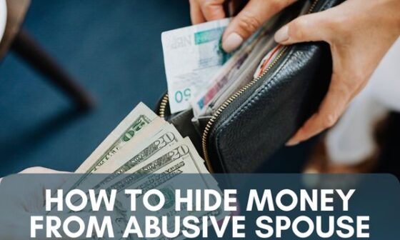 How to hide money from abusive spouse