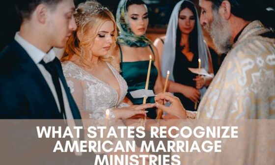 What States Recognize American Marriage Ministries