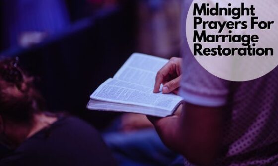 Midnight Prayers For Marriage Restoration